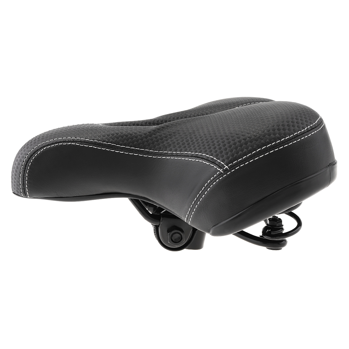 Dual-spring Bike Bicycle Cushion Wide Big Bum Extra Comfort Saddle Seat Pad New
